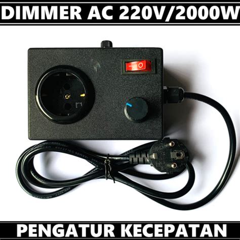 Jual Dimmer Ac V Watt Alat Pengatur Kecepatan Gerinda Kipas