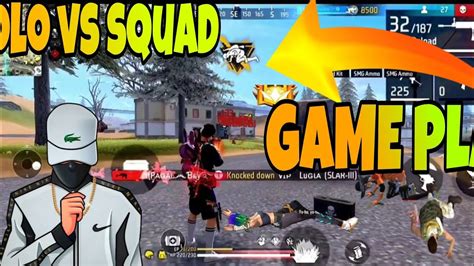 Solo Vs 🎯squadsolo Vs 🤯squad Tips🔓 And Tricks Free Fire Youtube