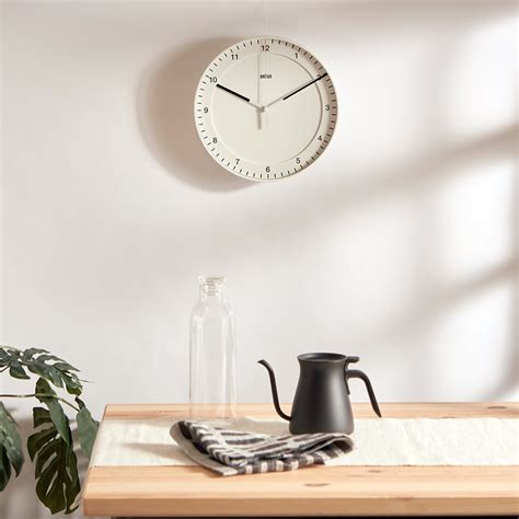 Braun 30cm Large Wall Clock White | END. (US)