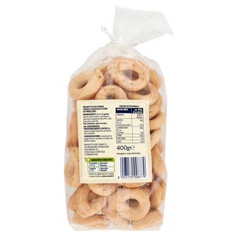 Taralli Pugliesi Semi Finocchio G Conad Online Conad