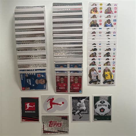 Topps Bundesliga Sticker Komplett Set Alle Sticker