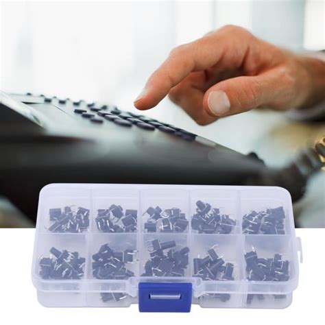 HURRISE Interrupteur Tactile 100 Pcs 10 Micro Interrupteurs Tactiles