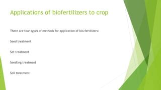 bio fertilizer and their application | PPT