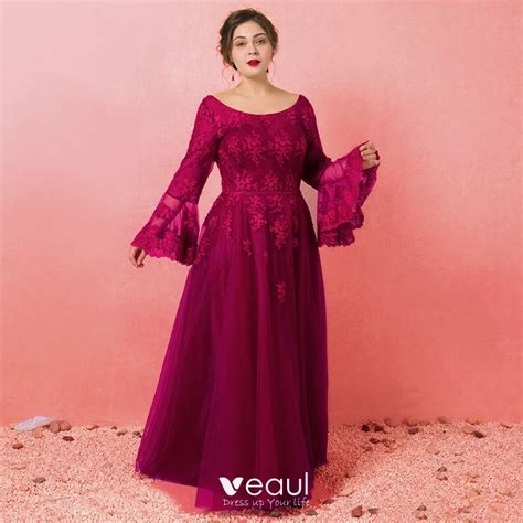 Red Long Sleeve Prom Dresses Plus Size Atelier Yuwaciaojp