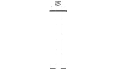 Nut Bolt Design In Autocad D Drawing Dwg File Cad File Cadbull