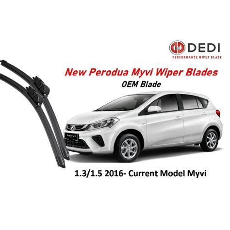 PERODUA MYVI GEN3 AERO SOFT WIPER BLADE 2018 2021 Present 1 Set