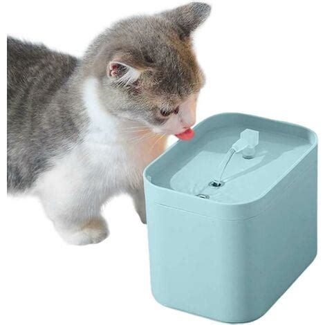 1 5L Silencieuse Fontaine à Eau pour Chats Fontaine pour Chat Chien