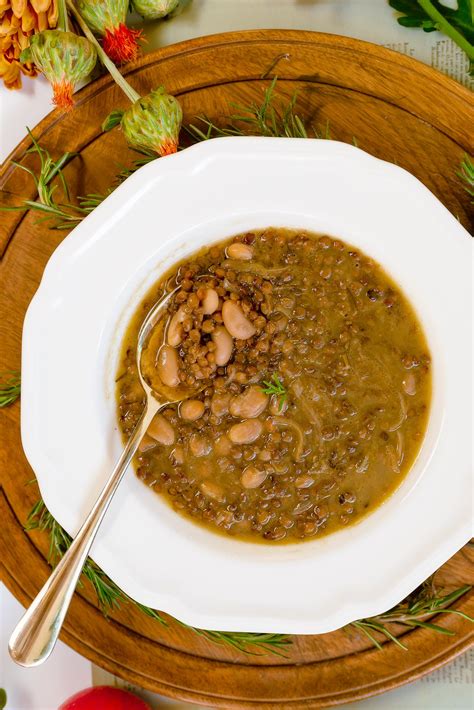 Lentil Bean Soup With Rosemary Sed Bona