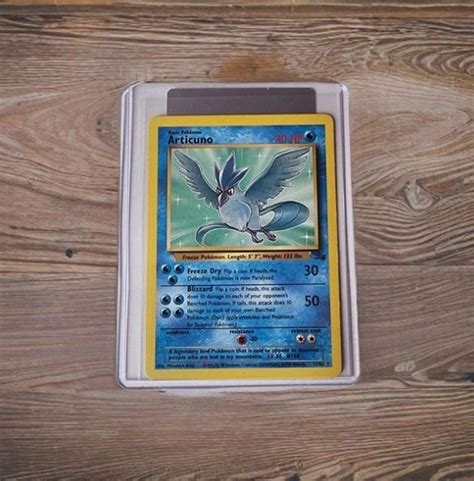 Articuno Pokemon Card non-holo 17/62