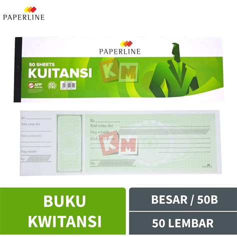 Jual Buku Kwitansi Besar Paperline Isi Lembar Kuitansi B Ppl Kt