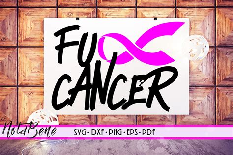 Fuck Cancer SVG Cancer Pink Ribbon Svg Cancer Survivor Svg Etsy Australia