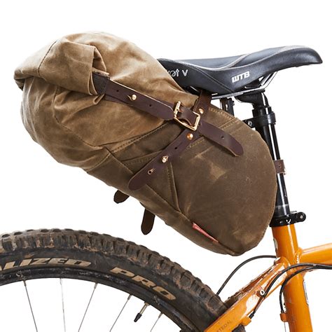 Waxed Canvas Reliable Softgoods Made In Usa Bike Bag Bikepacking