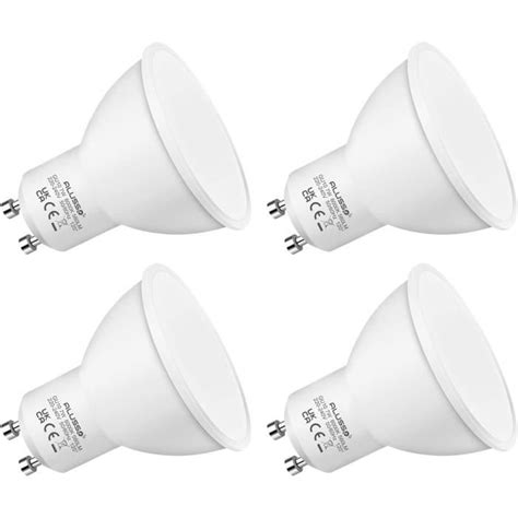 Ampoule Gu10 Led Blanc Chaud 3000k 5w Équivalent Ampoule Halogène 35w