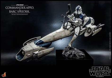 Clone Commander Appo with Barc Speeder - Star Wars Hot Toys Exclusive ...