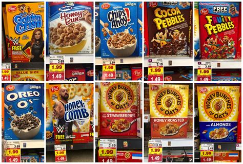 Post Cereals As Low As 0 49 With Kroger Mega Event Kroger Krazy