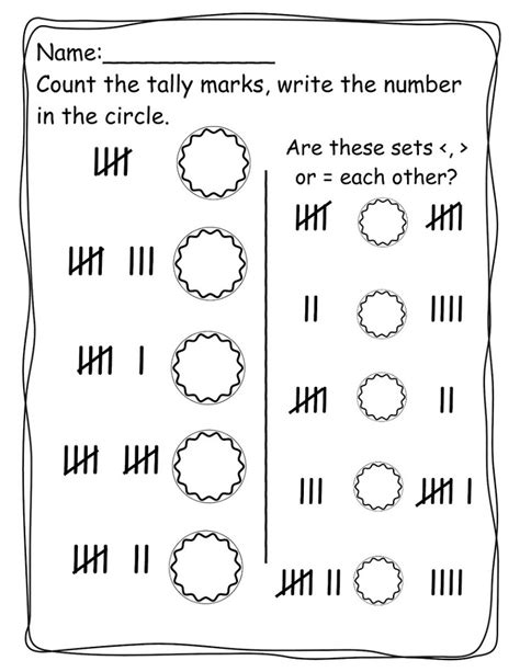 Tally Mark Worksheets To Print Activity Shelter