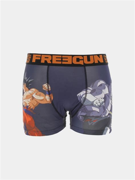 Boxer En Microfibre Dbz Bleu Marine Homme Freegun Wimod