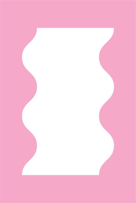 Y2k Squiggle Frame Zigzag Wavy Border For Story Rectangle Serrated