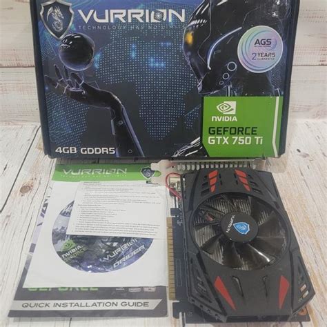 Jual Vga Vurrion Gtx Ti Gb Ddr Resmi Non Cod Shopee Indonesia