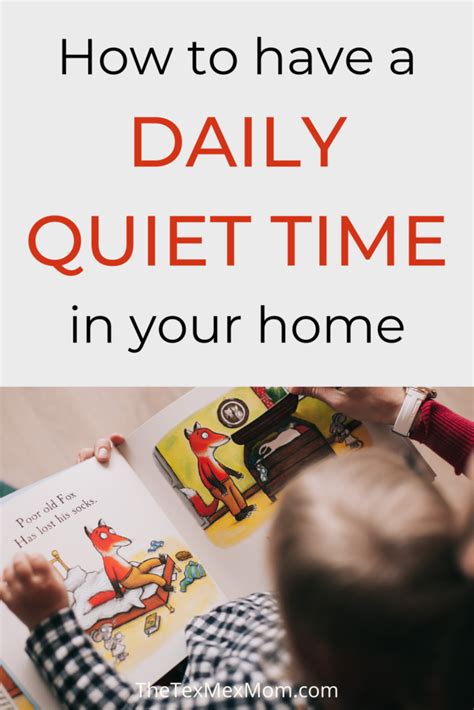 Daily Quiet Time For Kids Why And How The Tex Mex Mom