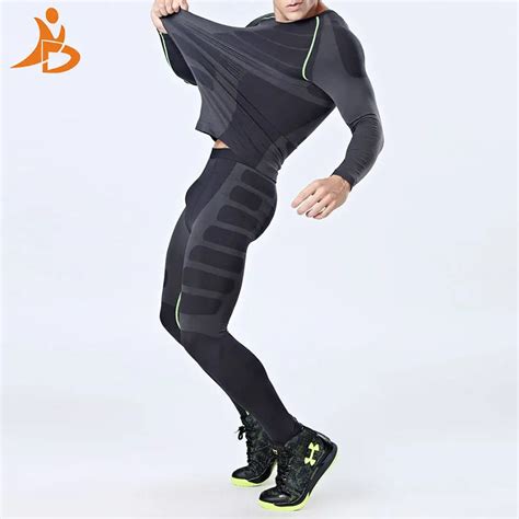 Yd New Compression Quick Dry Tight Tracksuit Men Training Fitness Long