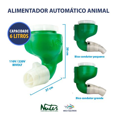 Alimentador Comedouro Autom Tico Peixes Lago Nuter Mini L Mega Aqu Rios