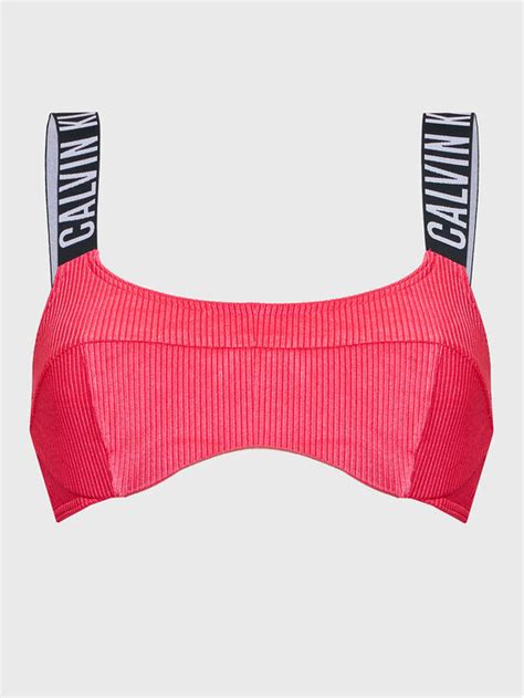 Calvin Klein Swimwear Bikini Oberteil KW0KW01968 Rosa Modivo De