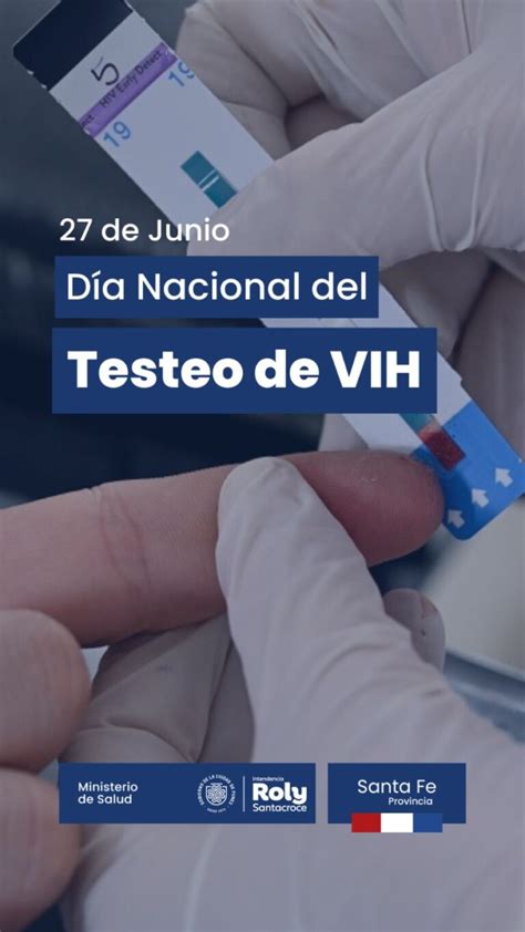 De Junio D A Nacional Del Testeo De Vih Funes Hoy