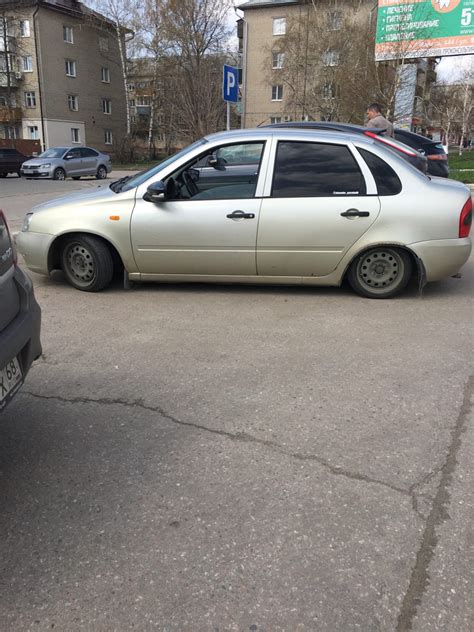 Низкопрофильная резина — Lada Калина седан, 1,6 л, 2008 года | шины ...