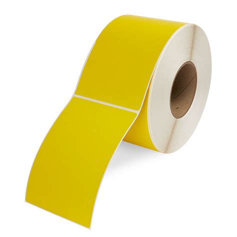 4 X 6 Yellow Direct Thermal Color Labels Get A Quote