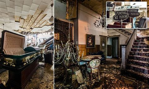 Photographer Bullet Captures Eerie Images Of An Abandoned Funeral Home