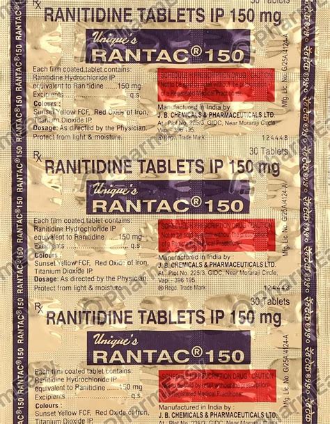 Rantac Mg Tablet Uses Side Effects Price Dosage Pharmeasy