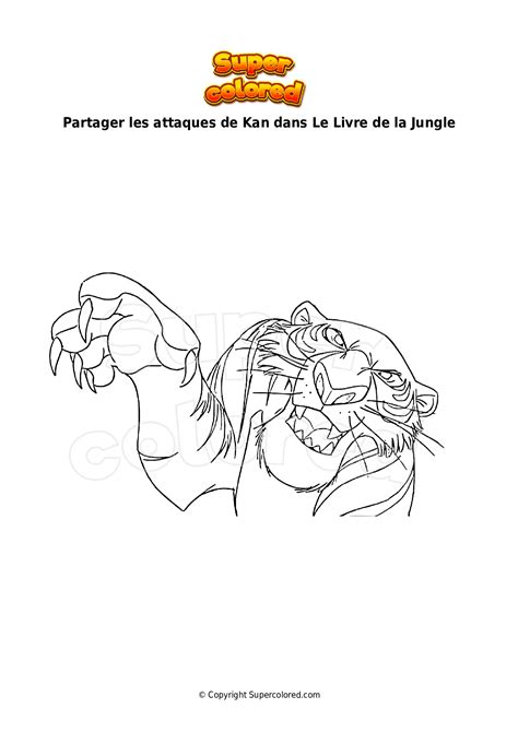 Coloriage Le Serpent Charme Mowgli Dans Le Livre De La Jungle