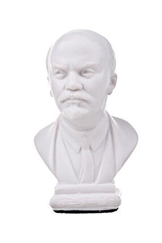 Soviet Russian Ussr Leader Vladimir Lenin Marble Bust Statue Sculpture