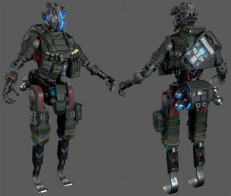 Titanfall 2 Stim Pilot By Luxox18 Design Del Personaggio Design