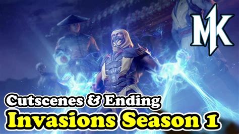 Mortal Kombat 1 Invasions Season 1 All Cutscenes Ending YouTube