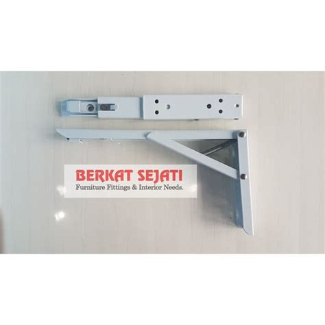 Jual 14 35cm Siku Dinding Penyangga Rak Meja Lipat Shelf Bracket