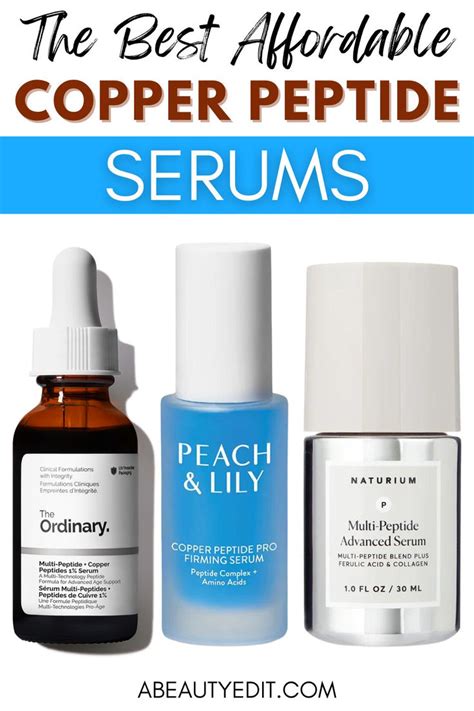 These 3 Affordable Copper Peptide Serums Will Turn The Clock Back On