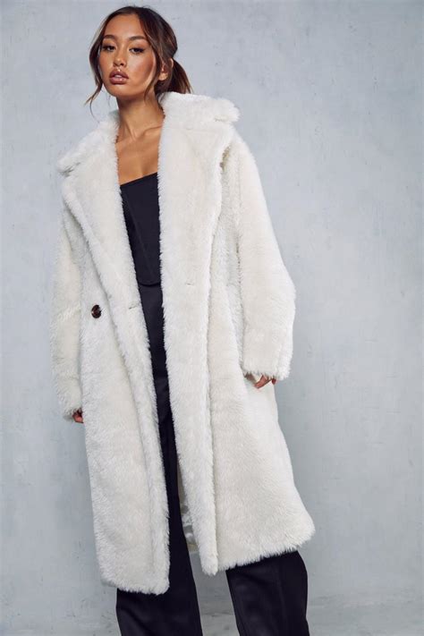 Oversized Teddy Faux Fur Coat Boohoo Uk