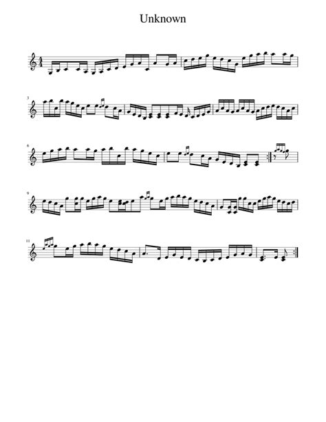 Unknown Sheet music for Piano (Solo) Easy | Musescore.com