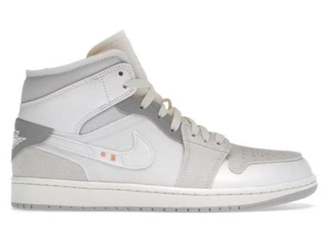 Sasom รองเท้า Jordan 1 Mid Se Craft Inside Out White Grey เช็คราคาล่าสุด