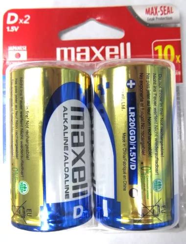 Pila Alcalina Tipo D Maxell Presentaci N De Pilas Mercadolibre