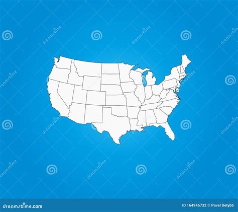 United States Border Map