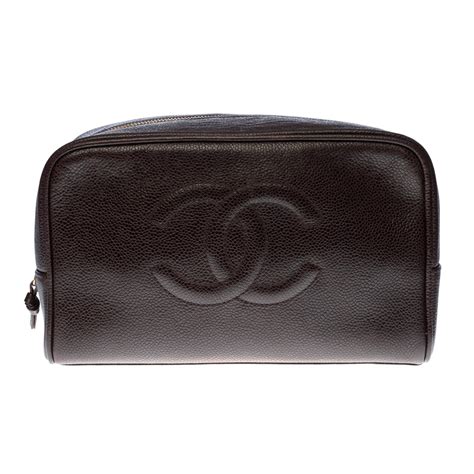 Chanel Chain Hook Belt Quilted Waist Bag Black Leather At Stdibs