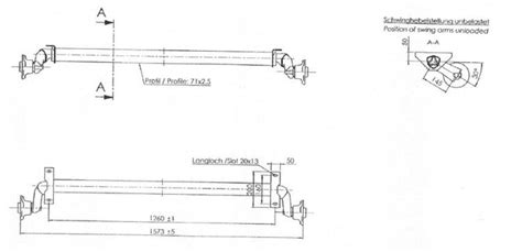 Obromsad Axel Sill Sl Pvagn Al Ko Optima Mm Kg X Unitrailer