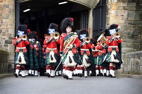 The Band Of The Royal Regiment Of Scotland Edinburgh Castle