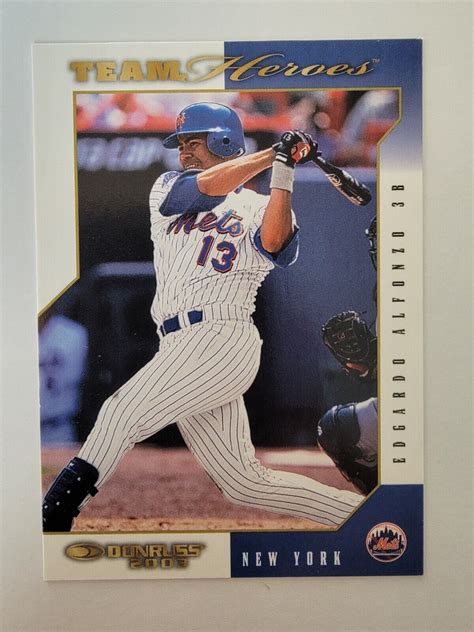 Donruss Team Heroes Edgardo Alfonzo New York Mets Ebay