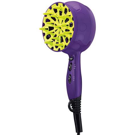 Bed Head 1875W Hair Dryer with Tourmaline + Ionic Technology, High Heat Setting, Curly & Wavy ...