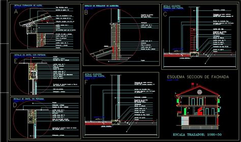 Details Facade DWG Detail For AutoCAD Designs CAD