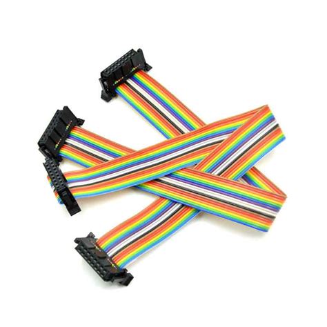 Idc Flat Rainbow Ribbon Cable 254mm Pitch Ecocables